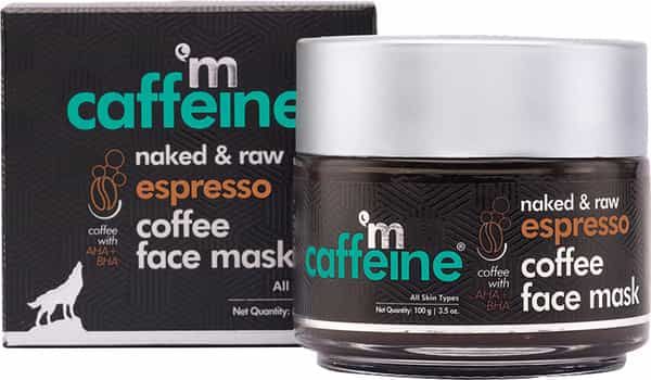 Mcaffeine Exfoliating Espresso Coffee Face Mask - Face Pack With Natural Aha & Bha For All Skin Type