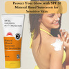 Dermistry Natural Mineral & Water Based Oil Free Spf 50 Sunscreen For Sensitive Skin Children Kids