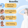 Dermistry Natural Mineral & Water Based Oil Free Spf 50 Sunscreen For Sensitive Skin Children Kids