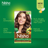 Nisha Creme Hair Color 3.5 Chocolate Brown (60gm+60ml+18ml) | Ammonia Free Permanent Hair Color