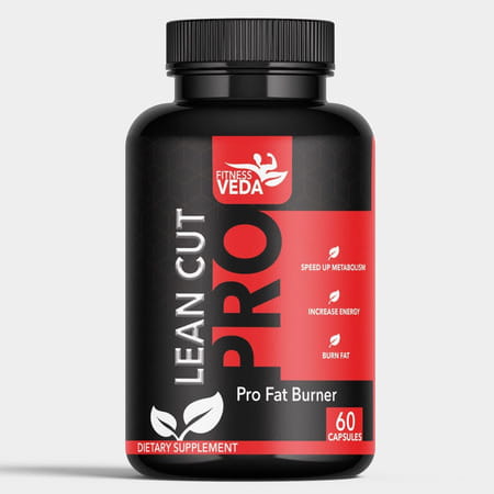 Fitness Veda Lean Cut Pro Capsules For Men Women With Acetyl L Carnitine | Green Tea Extract
