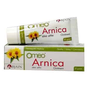 Bjain Omeo Arnica Ointment For Muscle Pain . Sprain & Bruises - 30gm