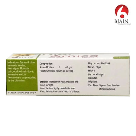 Bjain Omeo Homeopathic Arnica Ointment - 30gm