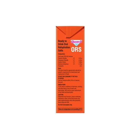 Glucon-D Ors Who Orange Flavour 200 Ml