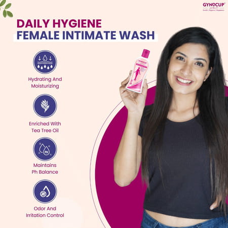 Gynocup Menstrual Cup For Women|With Fwash 100ml |& Sterilizer Container| Small