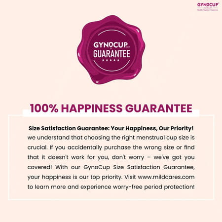Gynocup Menstrual Cup For Women|With Fwash 100ml |& Sterilizer Container| Small