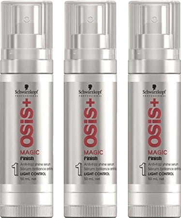 Schwarzkopf Osis Magic Anti-frizz Gloss Serum 3 Pack (150 Ml)