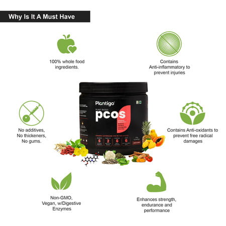 Plantigo Plant Collagen Builder Powder For Men And Women Anti Aging - Certified Organic Supplement