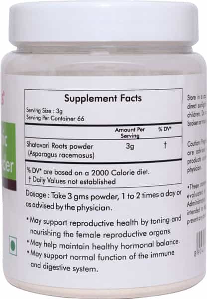 Herbal Hills Shatavari Powder 200 Gms