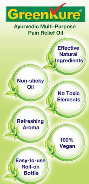 Greenkure Pain Relief Ayurvedic Oil 50 Ml