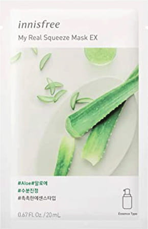 Innisfree My Real Squeeze Sheet Mask - Cucumber- 1 Pc