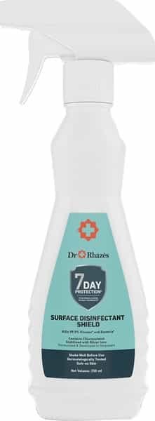 Dr Rhazes 7 Day Surface Disinfectant Shield Spray (250 Ml) Trigger Spray