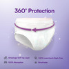 Flawsome Period Pants Full 360 Protection | Leak-Proof-Rash-Free-Comfortable | Size L | Pack Of 4