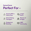 Flawsome Period Pants Full 360 Protection | Leak-Proof-Rash-Free-Comfortable | Size L | Pack Of 4