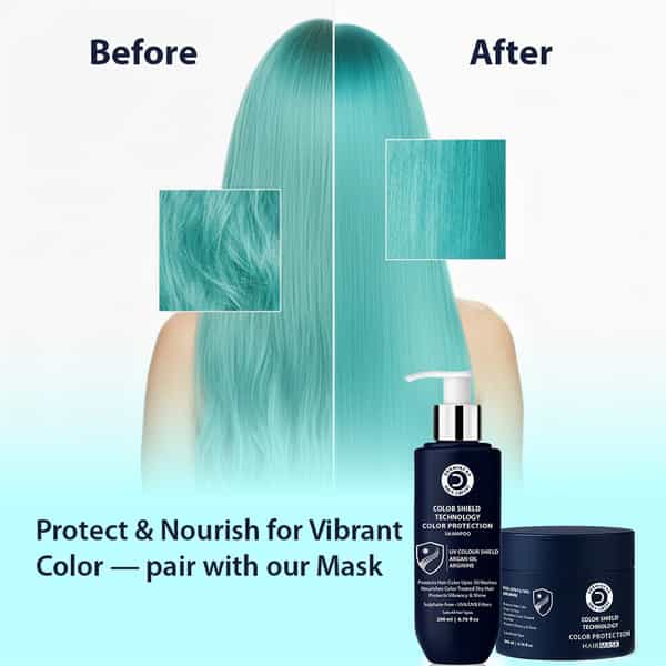 Dermistry Sulphate Free Color Protection Shampoo For Chemically Treated Hair - 200Ml
