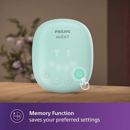 Philips Avent Portable Electric Breast Pump | Soft Adaptive Silicon Cushion | Scf323/11
