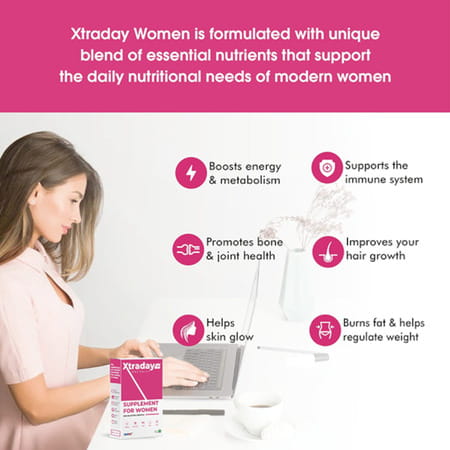 Nuvox Xtraday W On Daily Supplement For Women Strip Of 10 Tablets