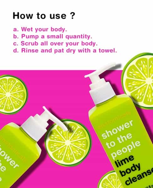 Anatomicals | Lime Body Cleanser | Rejuvenates And Cleanses | Paraben Free | Unisex | 300 Ml