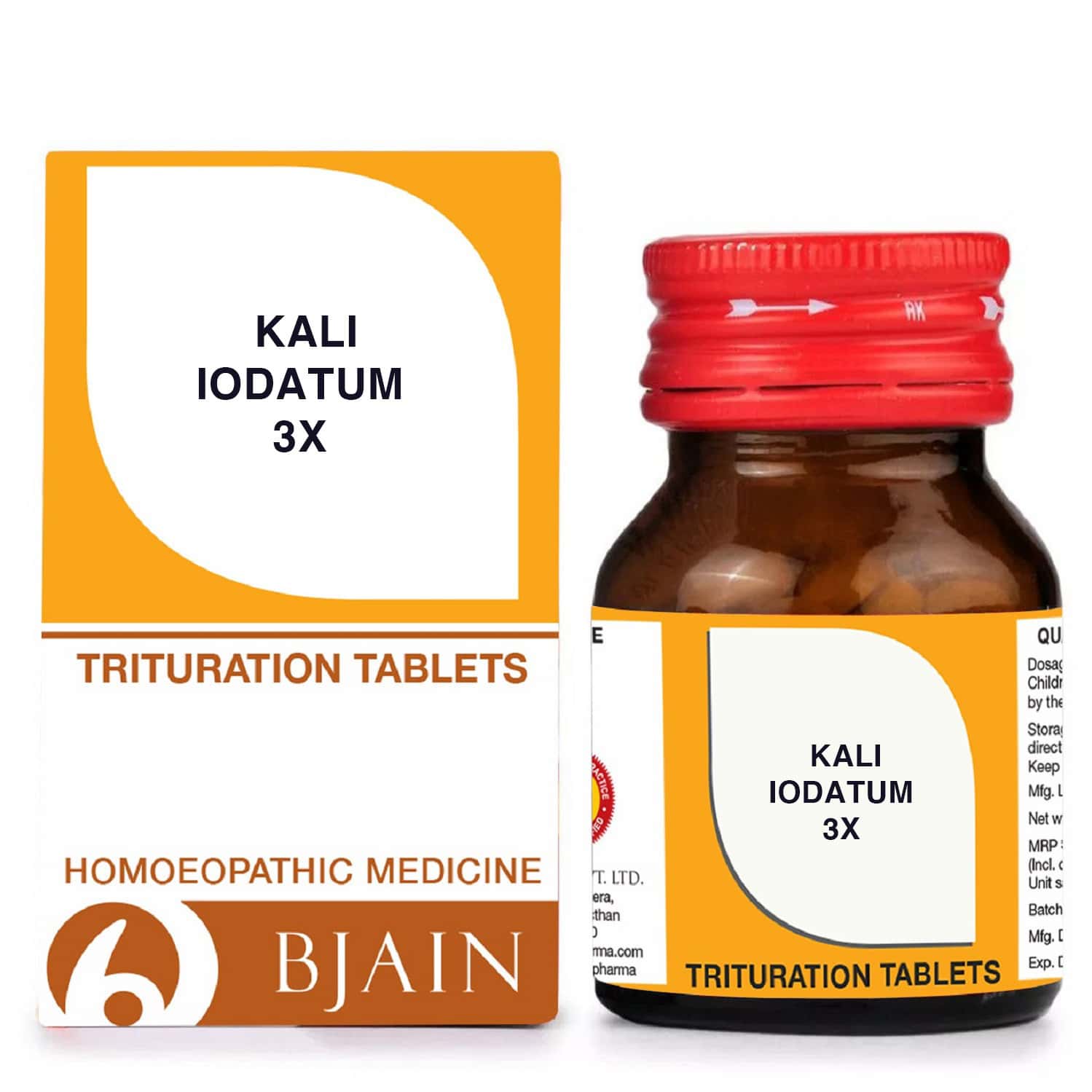 Bjain Kali Iodatum Trituration Tablet 3x | 25gm