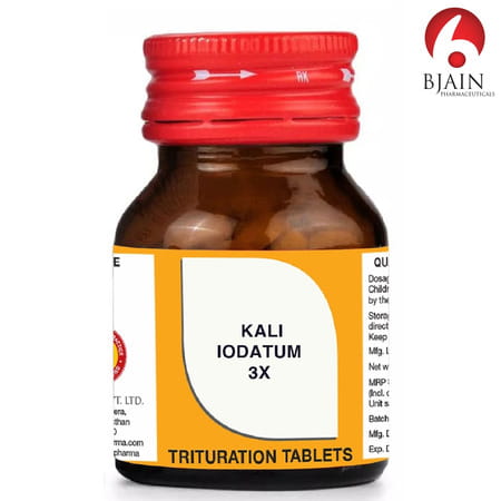 Bjain Kali Iodatum Trituration Tablet 3x | 25gm