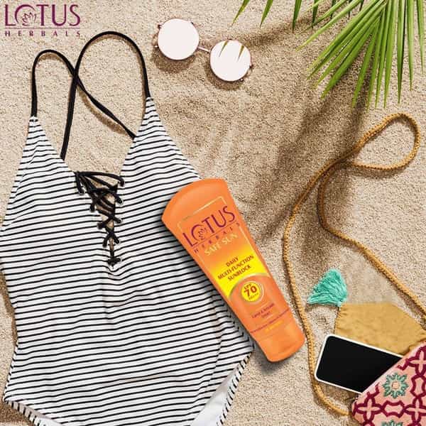 Lotus Herbals Safesun Sunscreen Daily Multi-Function Sunblock Spf 70 Pa+ - 100 G