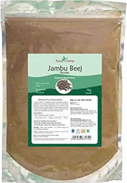 Ayur Champ Jambu Beej Powder Jamun Seed Powder- 1 Kg