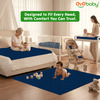 Oyo Baby Waterproof Bed Protector Baby Dry Sheet Extra Large Dark Sea Blue (140 Cm X 200 Cm)