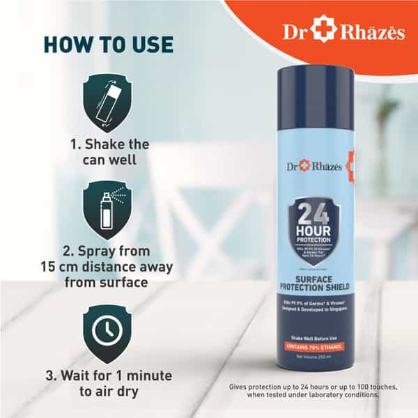 Dr Rhazes 24-Hours Surface Protection Shield Spray (250 Ml)