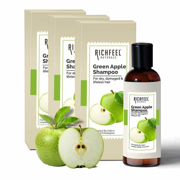Green Apple Shampoo 100 Ml Pack Of 3