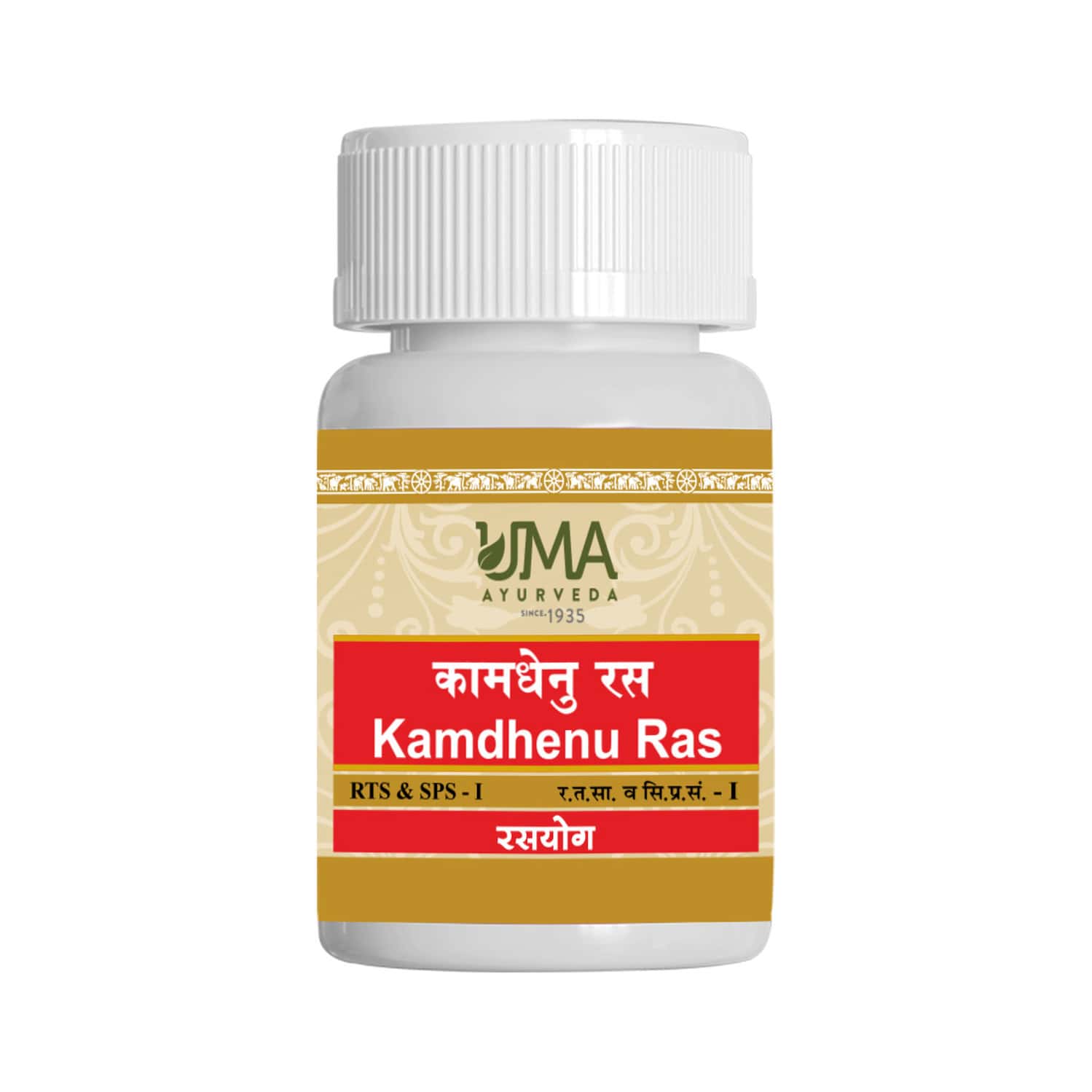 Uma Ayurveda Kamdhenu Ras Ayurvedic Tablets 80 Tab