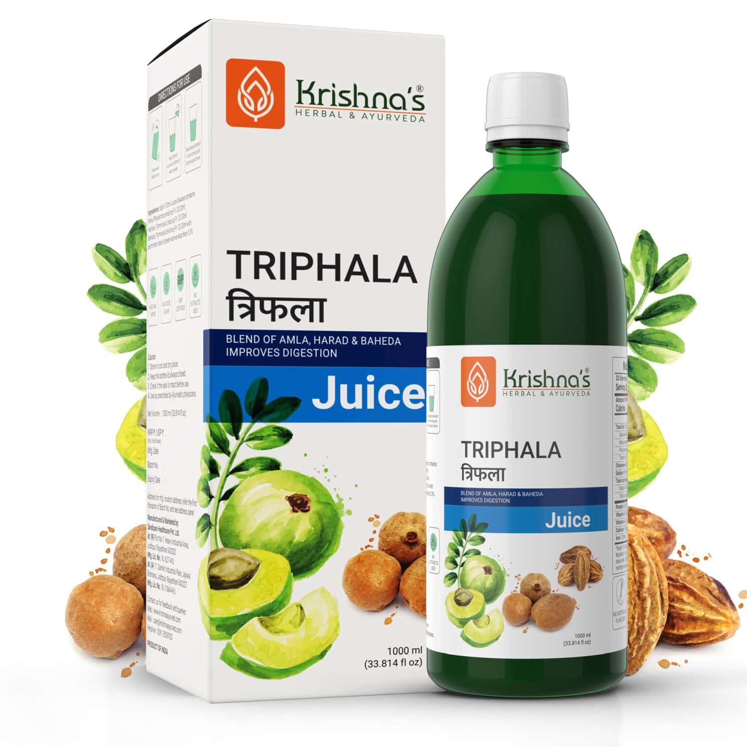 Krishna's Triphala Juice - 1 Litre