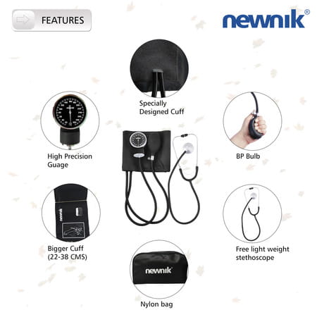 Newnik Sp501 Sphygmomanometer Aneroid Bp Monitor Device 1