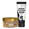 Tnw-The Natural Wash Combo With Charcoal Peel Off Mask & Anti Acne Face Pack