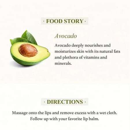 Skinfood Avocado & Olive Lip Balm - Olive Lip Balm To Shine - Hydrate At The Same Time - 12G