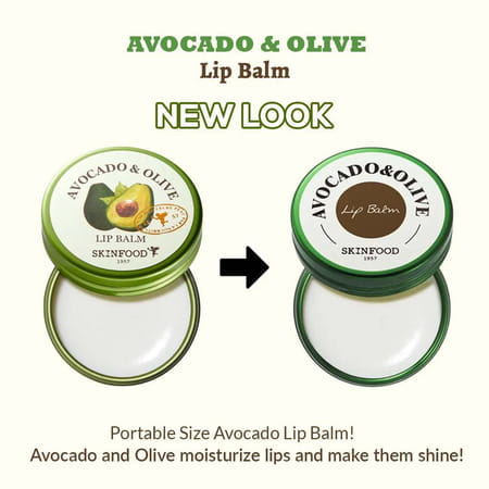 Skinfood Avocado & Olive Lip Balm - Olive Lip Balm To Shine - Hydrate At The Same Time - 12G