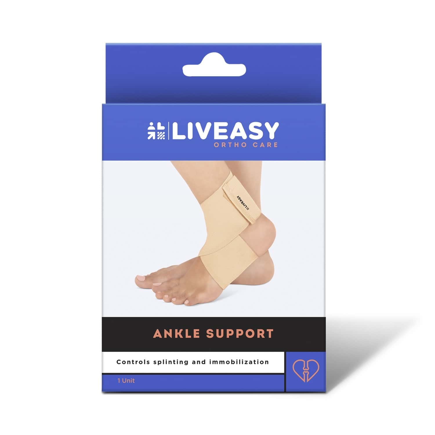 Buy LIVEASY ORTHO CARE ANKLE SUPPORT PREVENTS SWELLING BOOSTS