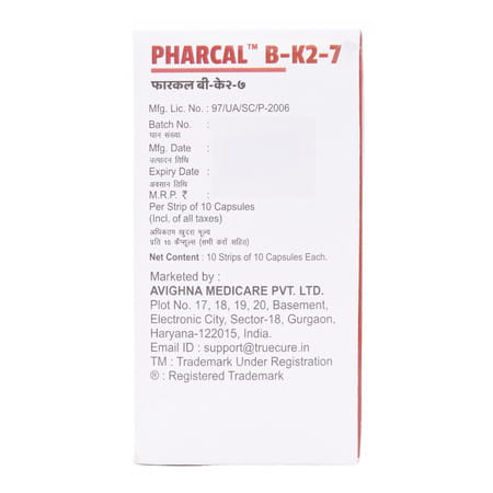 Pharcal B K2 7 Strip Of 10 Capsules