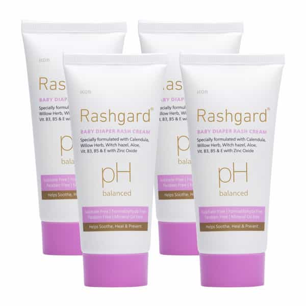 Rashgard Baby Diaper Rash Cream 50 Gm | With Calendula & Witch Hazel (Pack Of 4)