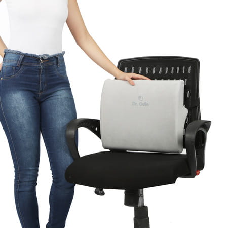 Dr. Odin Br-02 Back Rest Low - Ergonomic Lumbar Support Cushion Superior Comfort Posture Correction