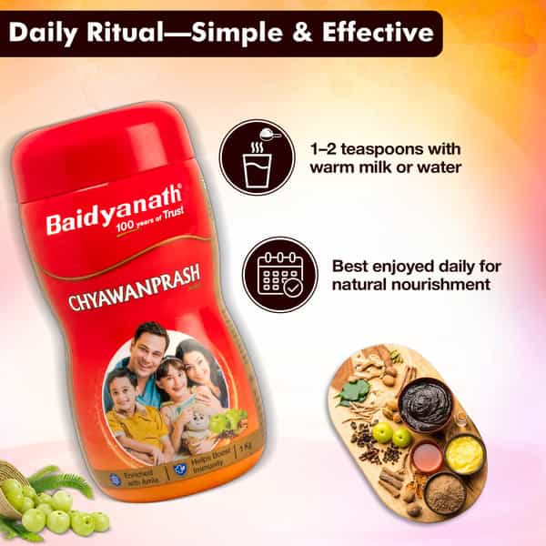Baidyanath Ayurved Chyawanprash Avleha 1Kg | Immunity Booster