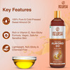 Newish Badam Rogan Oil | Sweet Almond Oil For Hair Body And Skin Unrefined 200ml ( Pack Of 2)