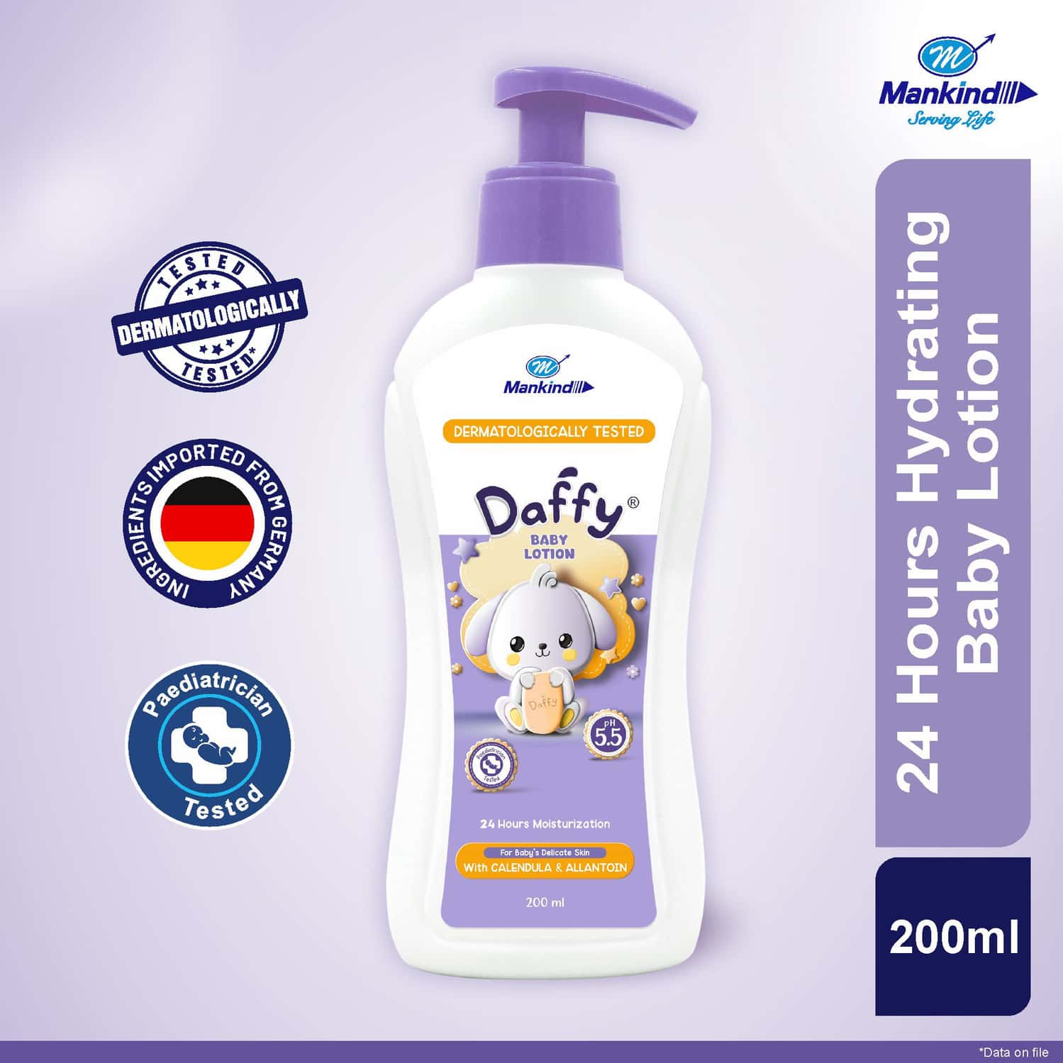 Daffy Ph 5.5 Bottle Of 200ml Baby Lotion