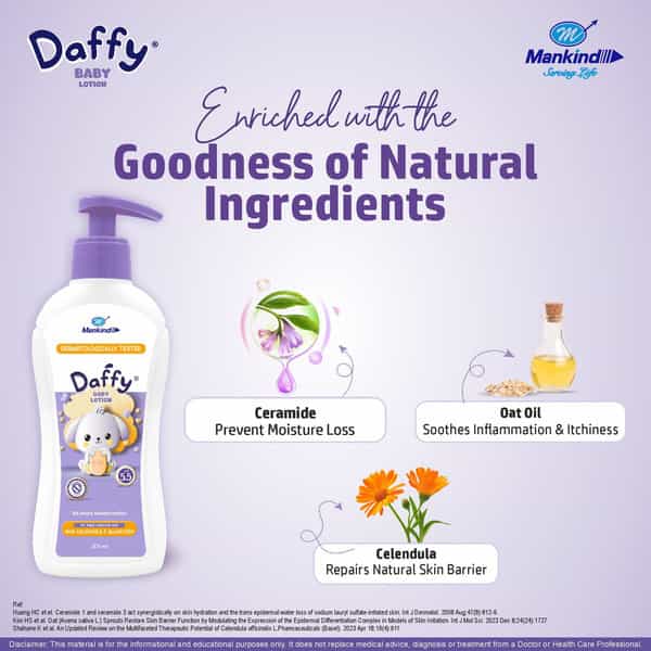 Daffy Ph 5.5 Bottle Of 200Ml Baby Lotion