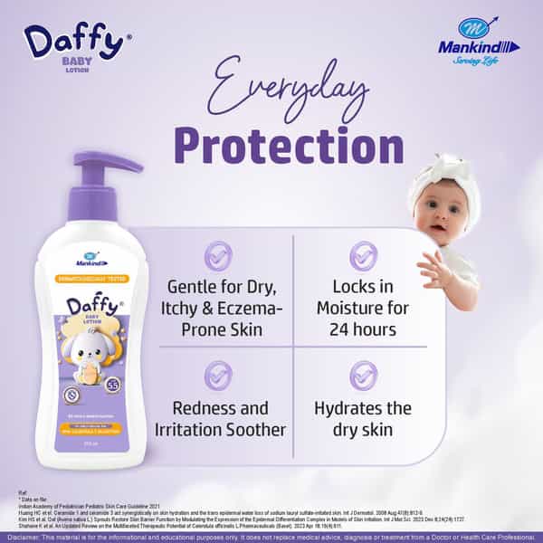 Daffy Ph 5.5 Bottle Of 200Ml Baby Lotion