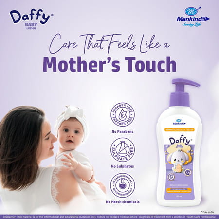 Daffy Ph 5.5 Bottle Of 200ml Baby Lotion