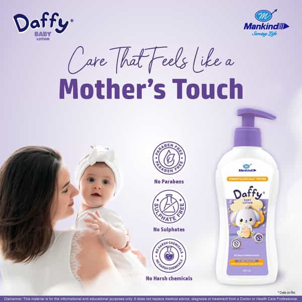 Daffy Ph 5.5 Bottle Of 200Ml Baby Lotion