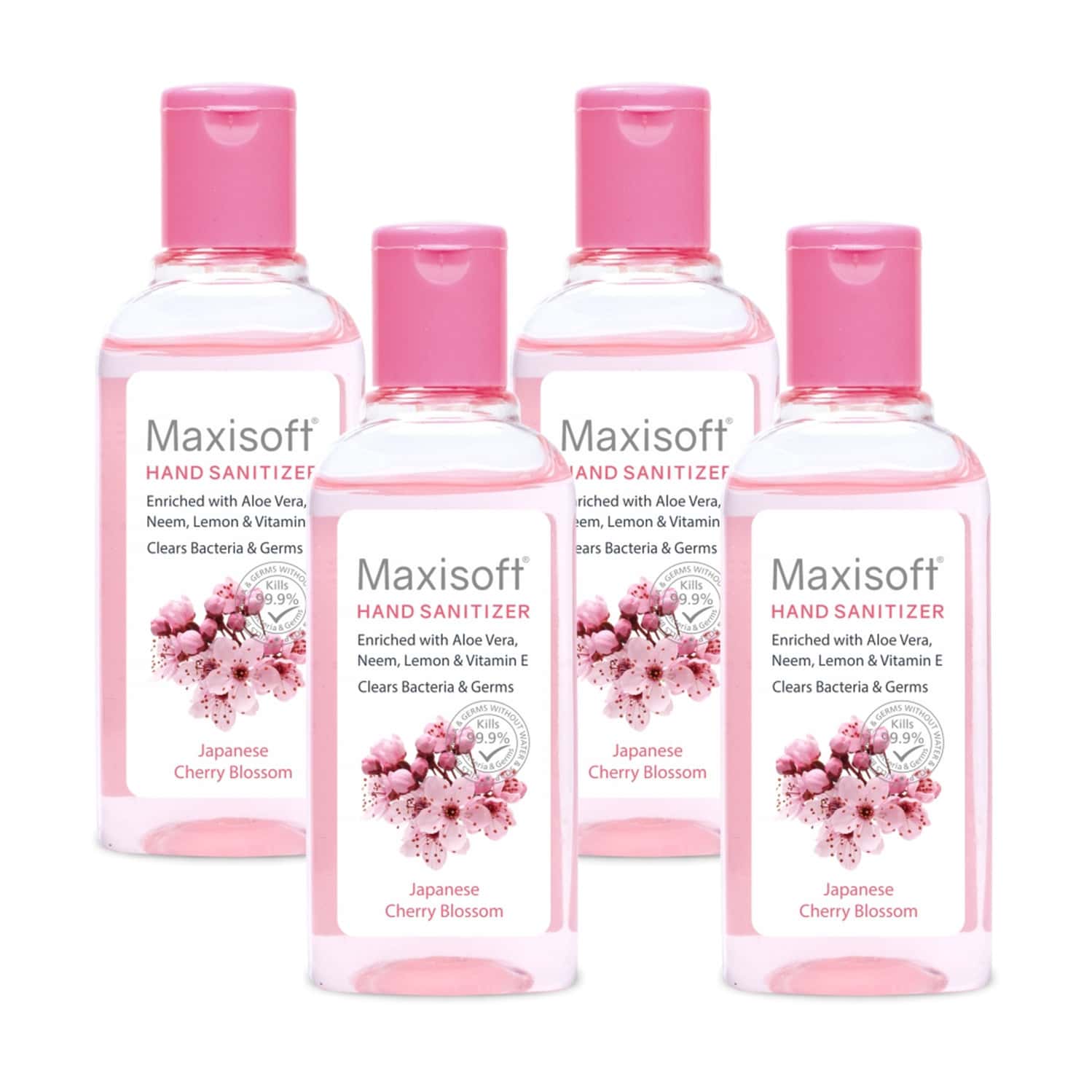 Buy MAXISOFT HAND SANITIZER GEL (JAPANESE CHERRY BLOSSOM) (100 ML