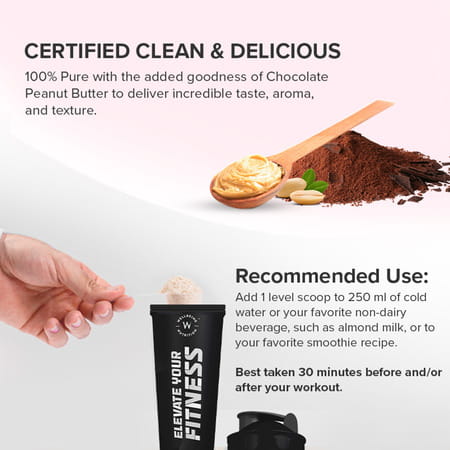 Wellbeing Nutrition Her Superfood Plant Protein Powder | Chocolate Peanut Butter 500g