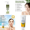 Tnw-The Natural Wash Combo (Anti Acne Face Wash 100Ml + Spf 50 Sunscreen) Paraben And Sulphate-Free