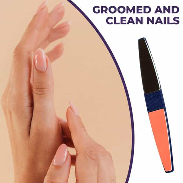 Sanfe Selfly Nail Buffer | 1 Piece | 4 Way Buffer | Buffs & Shines The Nails